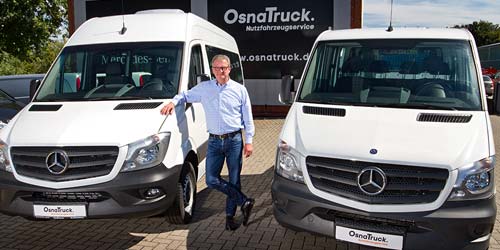 OsnaTruck Nutzfahrzeugservice | Junge Transporter mit Stern